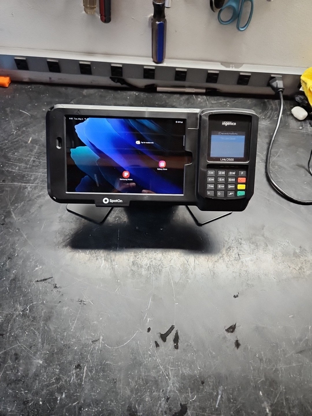 Ingenico Link/2500 Wireless Bluetooth Credit Card Terminal Appetize Samsung