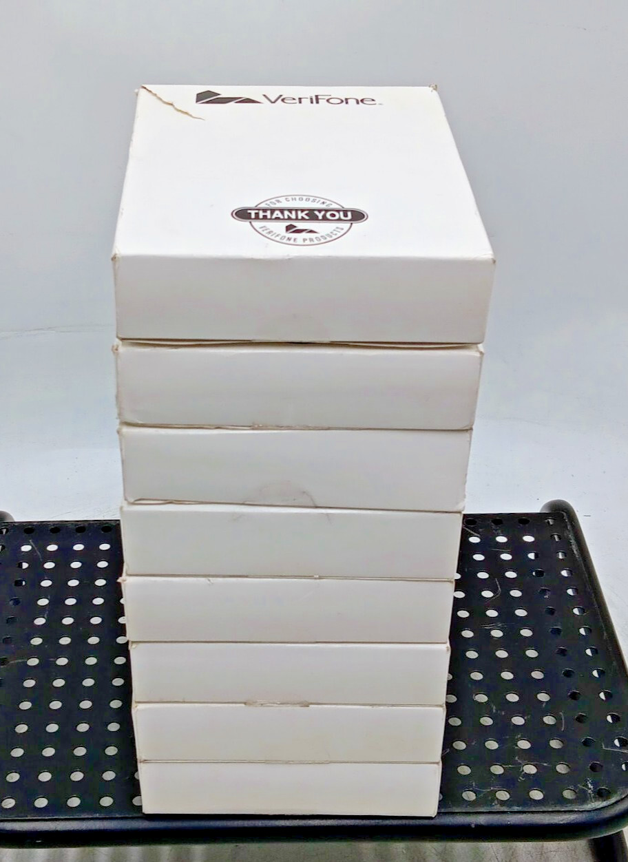 LOT OF 8 VeriFone VX600 Bluetooth Transaction Terminal Barcode Scanner