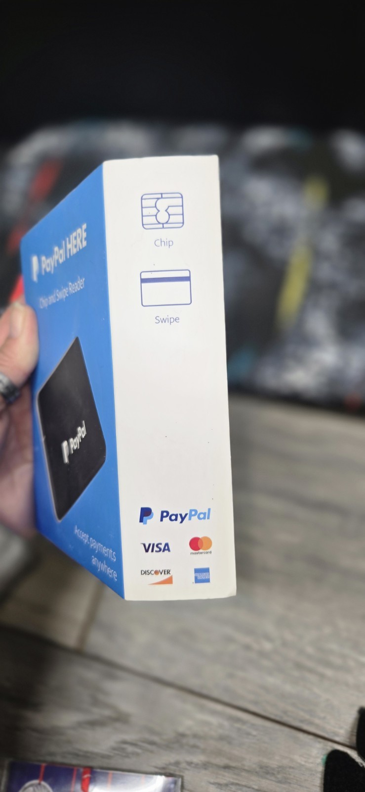 PayPal PCSUSDCRT Chip and Swipe Reader – Black