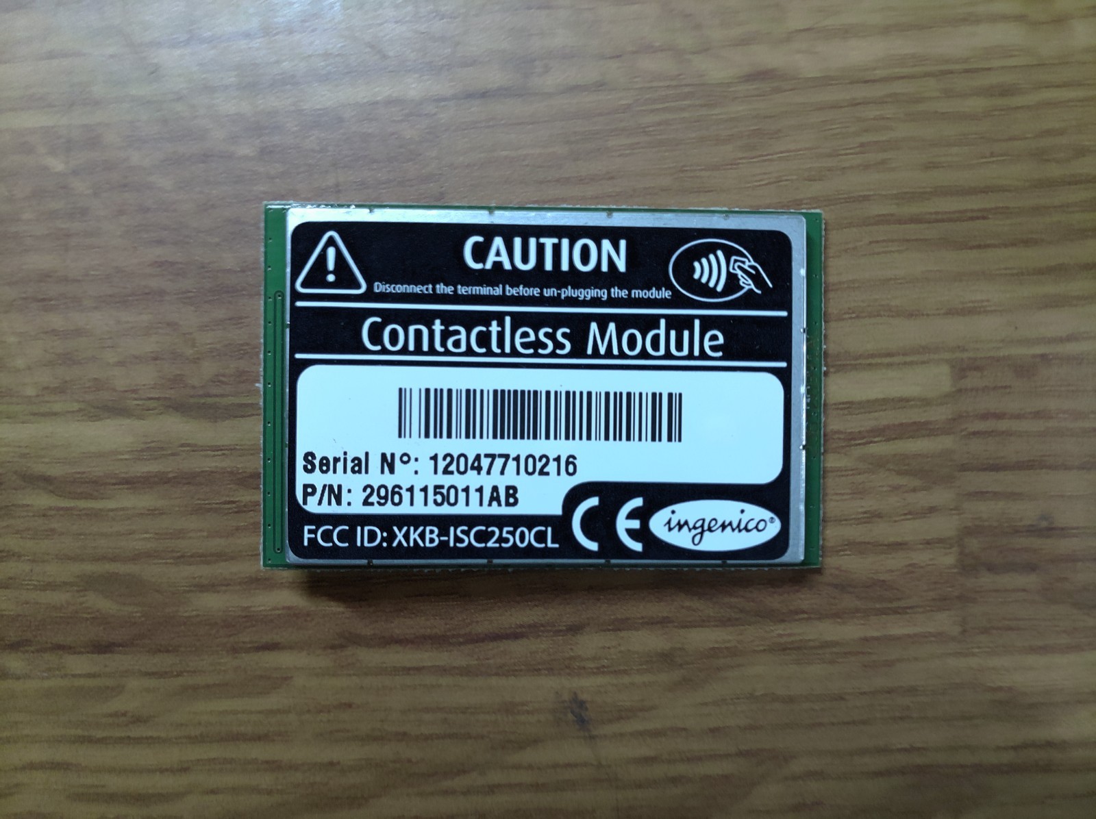 INGENICO ISC TOUCH 250 PAYMENT TERMINAL CREDIT CARD MACHINE