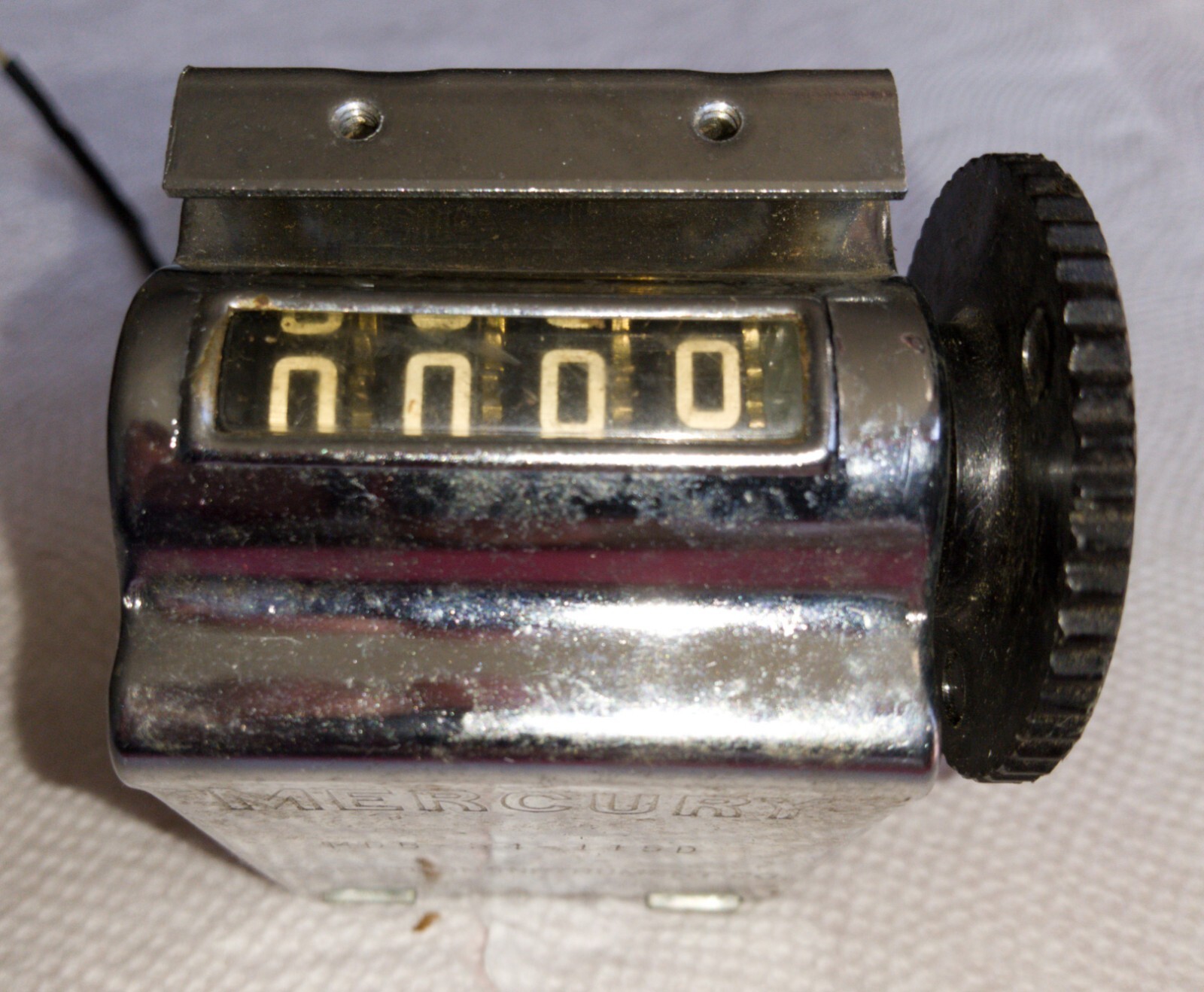 VTG 4 Digit Counter Mercury MDB-S4-115D Production Inst Co 3.4 KOhm Resistance