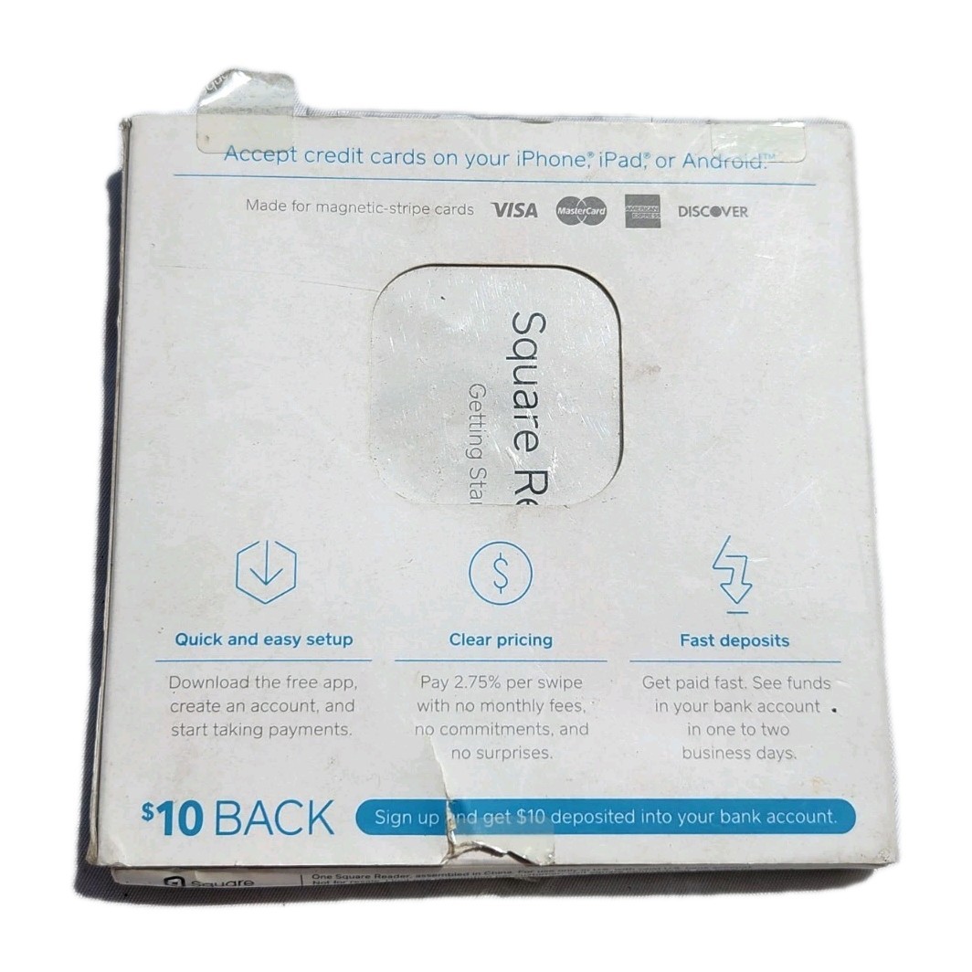 Square Reader – Credit Card Magstripe for IPhones, Androids and IPads