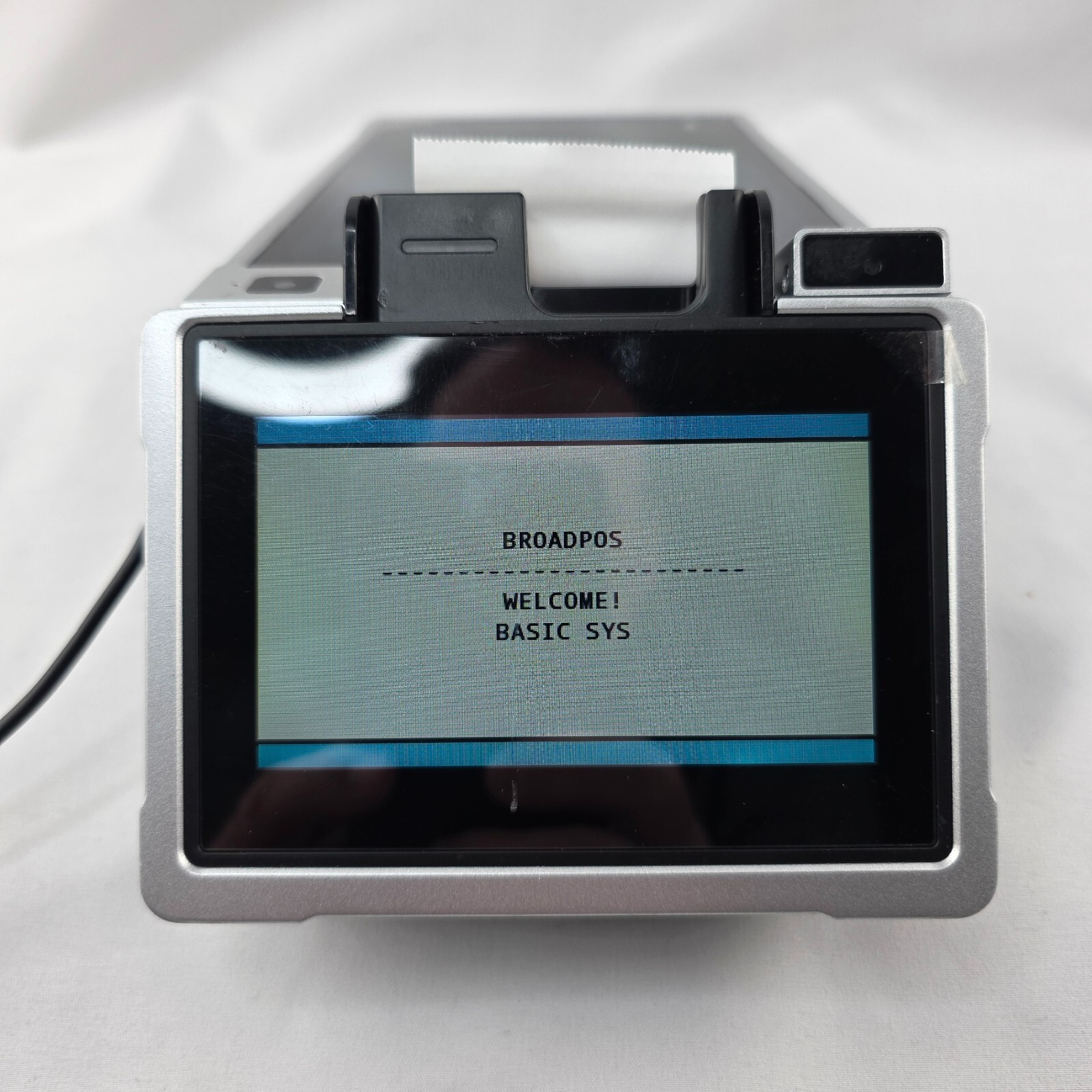 PAX E600 Integrated Smart Terminal P/N E600-A1100-0321-101-EA ~ Black & Silver
