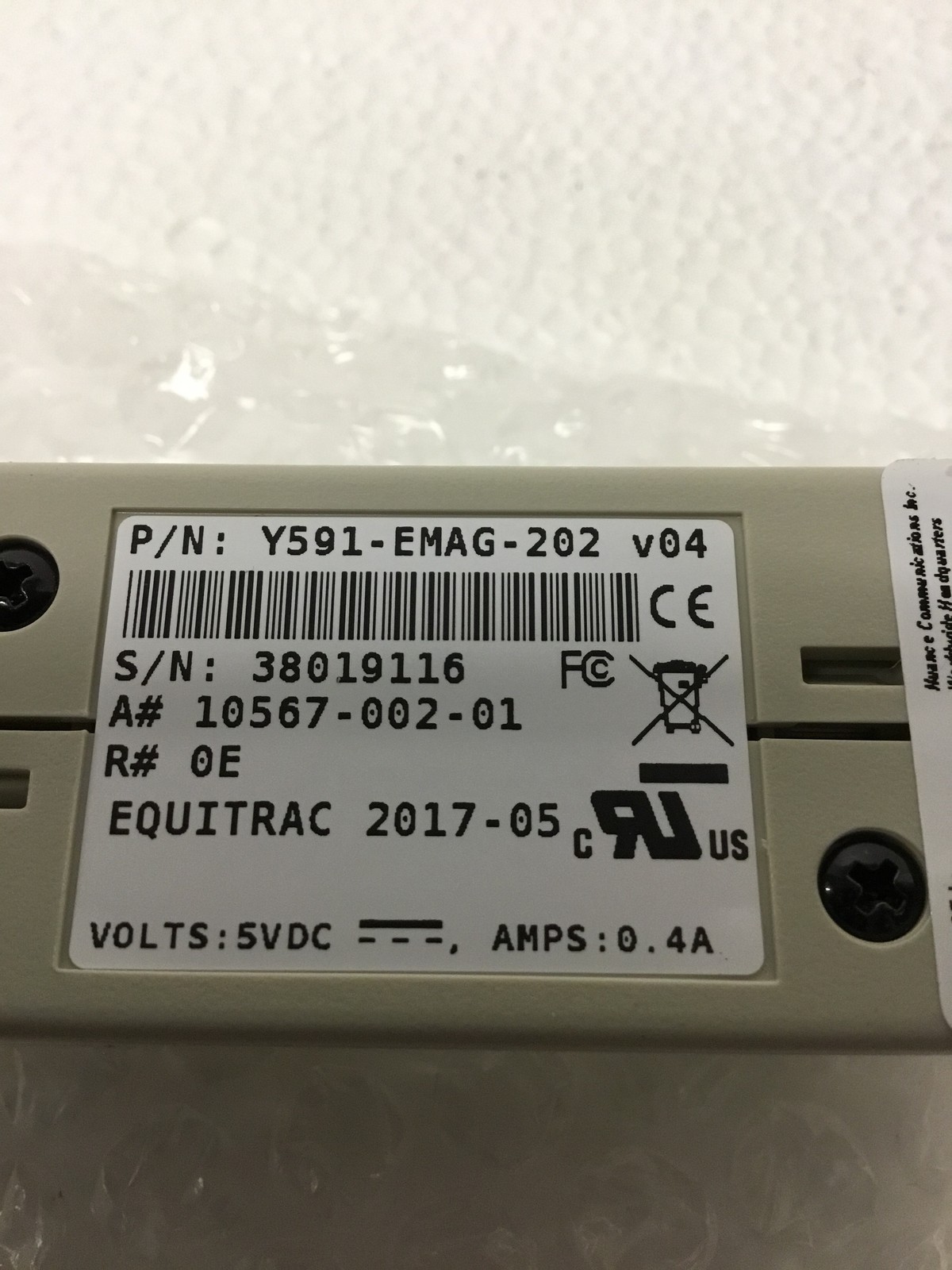 NEW Equitrac Y591-EMAG-202 USB Magnetic Stripe Card Reader FREE SHIPPING QTY