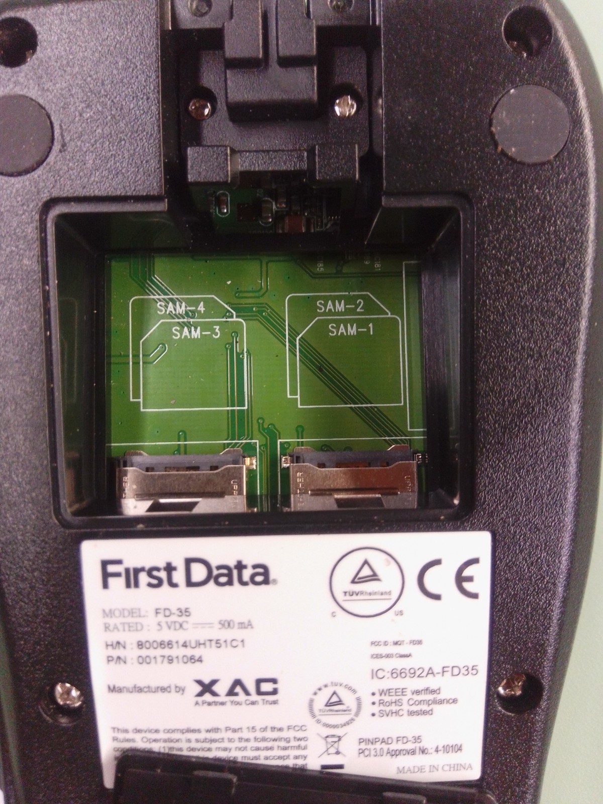 First Data FD35 PIN pad – EMV Ready / ApplePay NFC for FD130 FD130 DUO FD100Ti