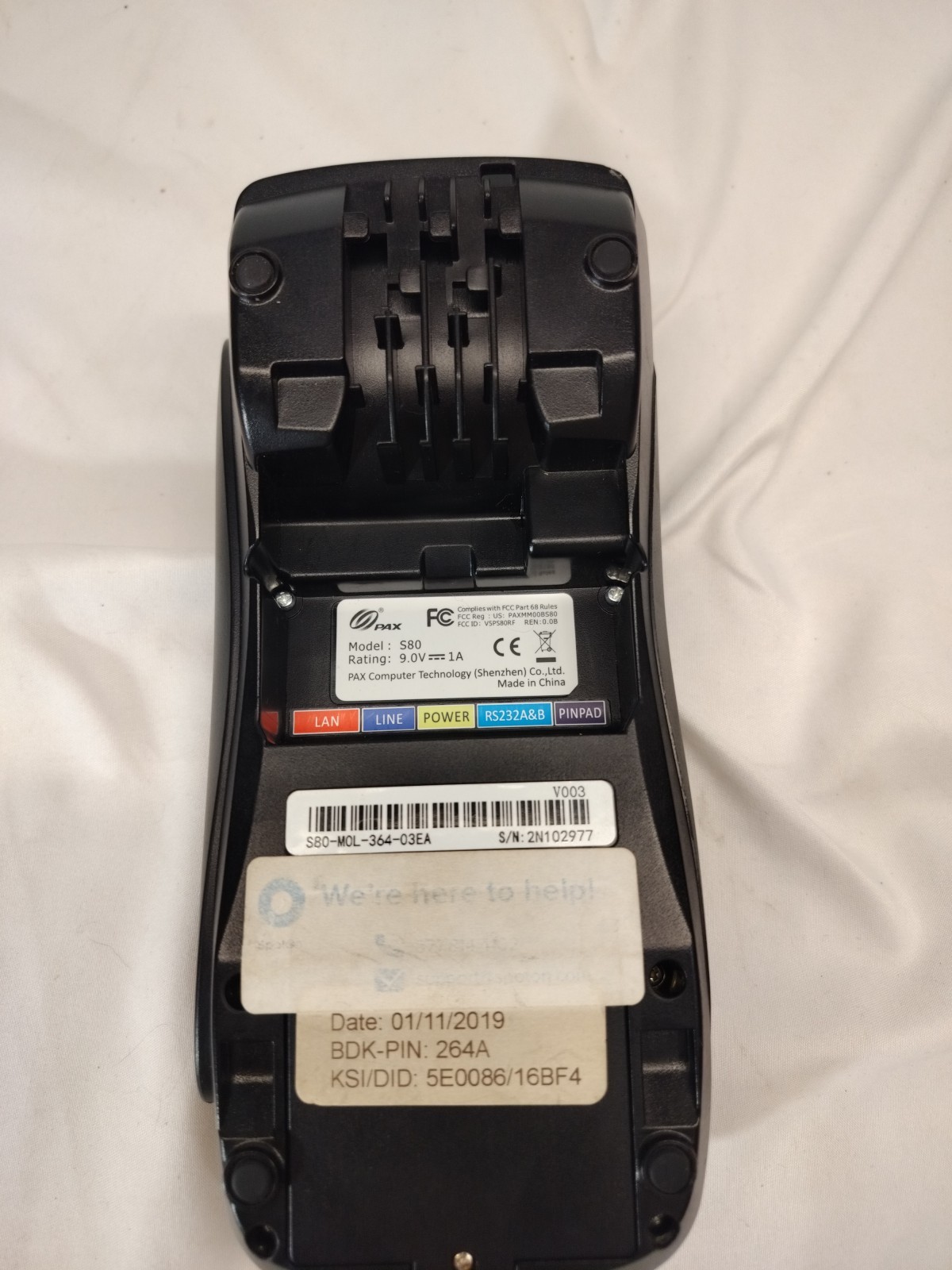 *UNLOCKED* PAX S80 EMV NFC Credit Card Machine Look New Machine
