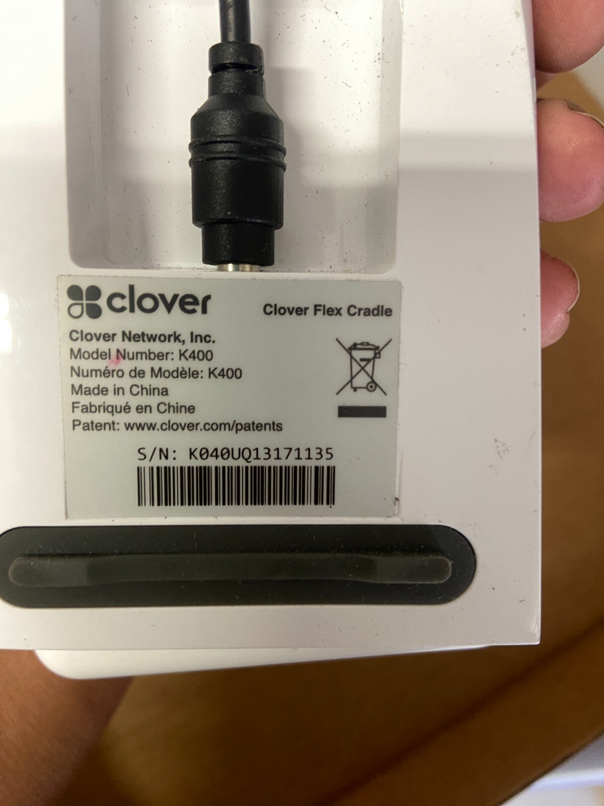 Clover Flex LTE C401U Wireless Credit Card Processor POS Machine, K400 Unit IRG