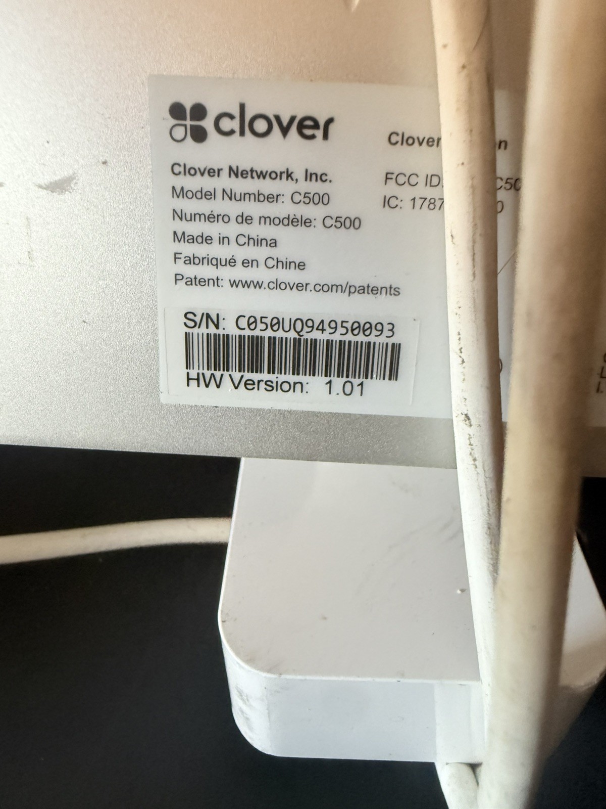 Clover Station C500 Point of Sale POS System P550 Printer HUB