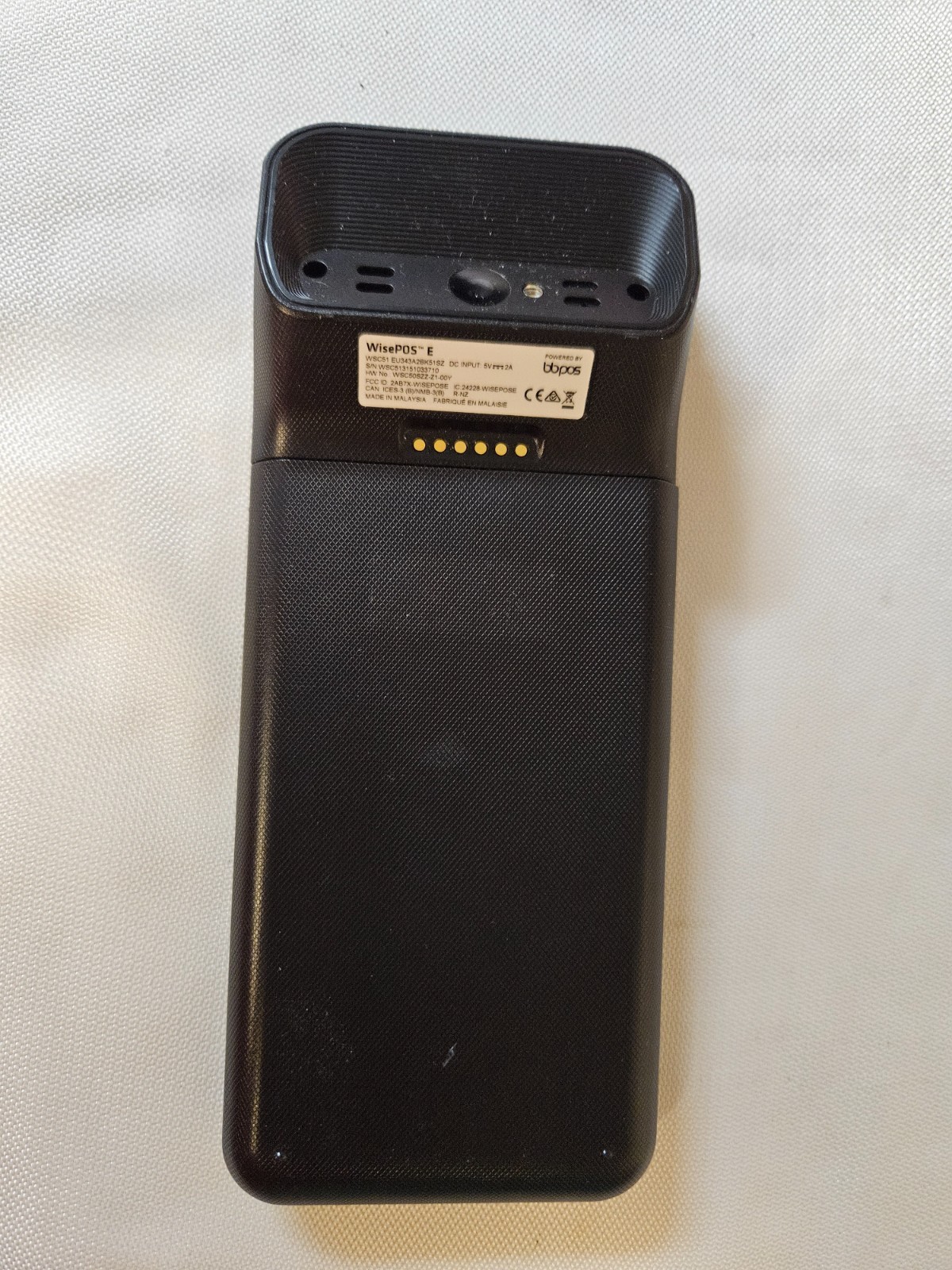 WisePOS E Model: WSC51 Smart Touch Screen Card Reader With Chrg Cord POS CC TAP