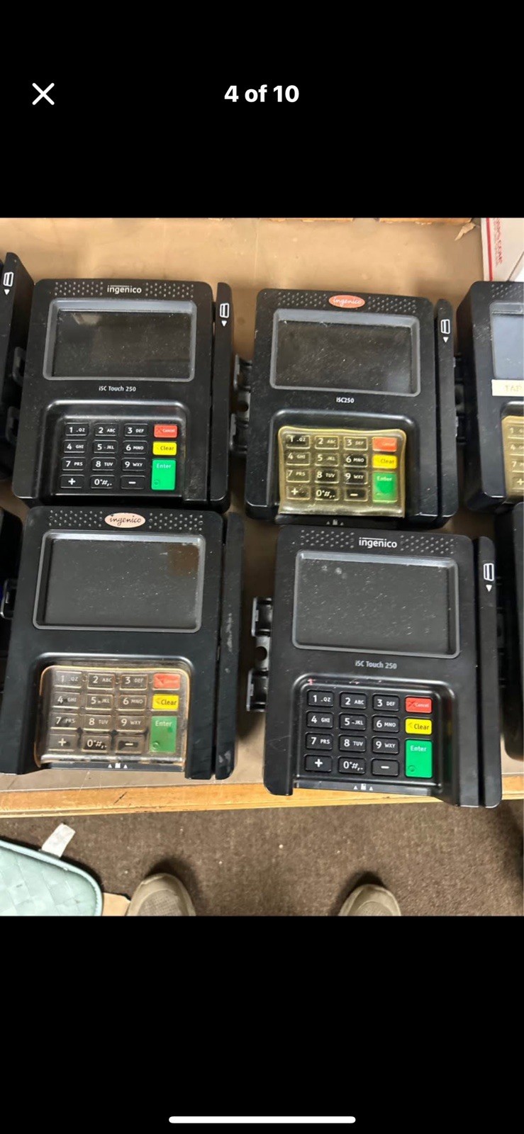 Ingenico iSC Touch 250 Payment Terminals Untested, 29 Of 39Machines Hve Stylist