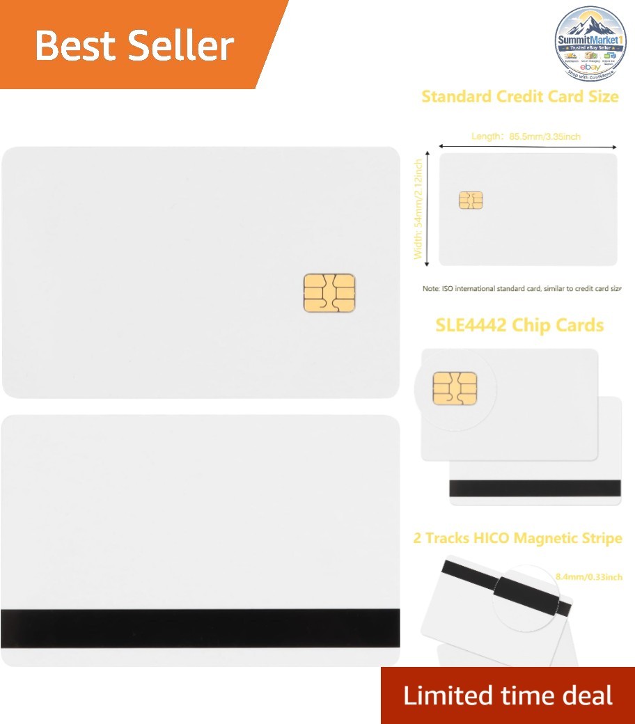 10 Pack Chip Cards Hico 2 Track Magnetic Stripe 8.4mm