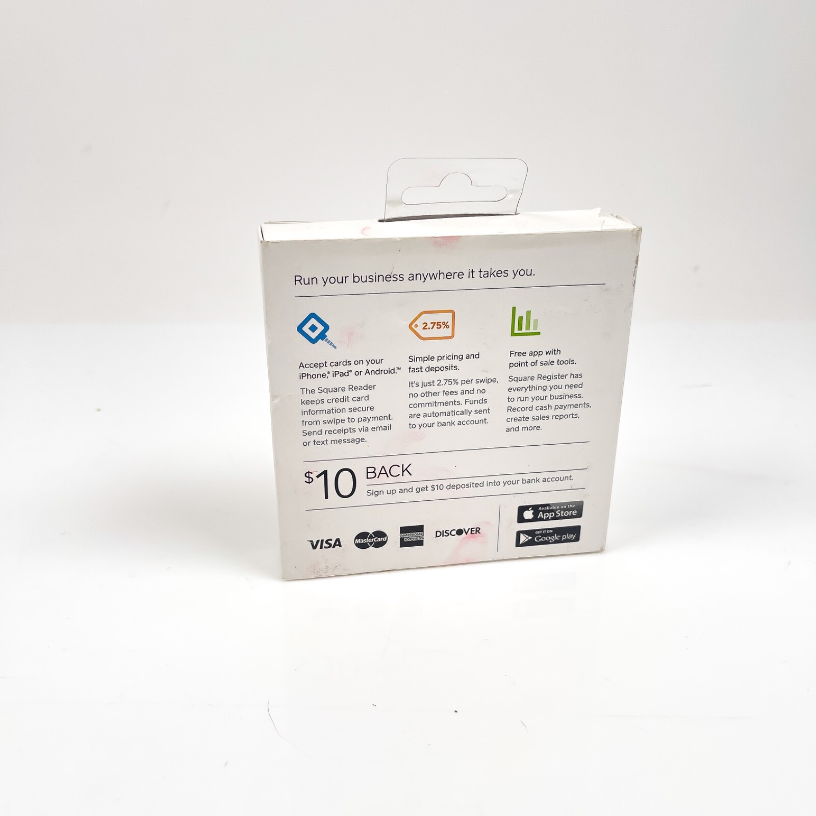 Square Reader Credit Card Reader for iPhone, iPad and Android