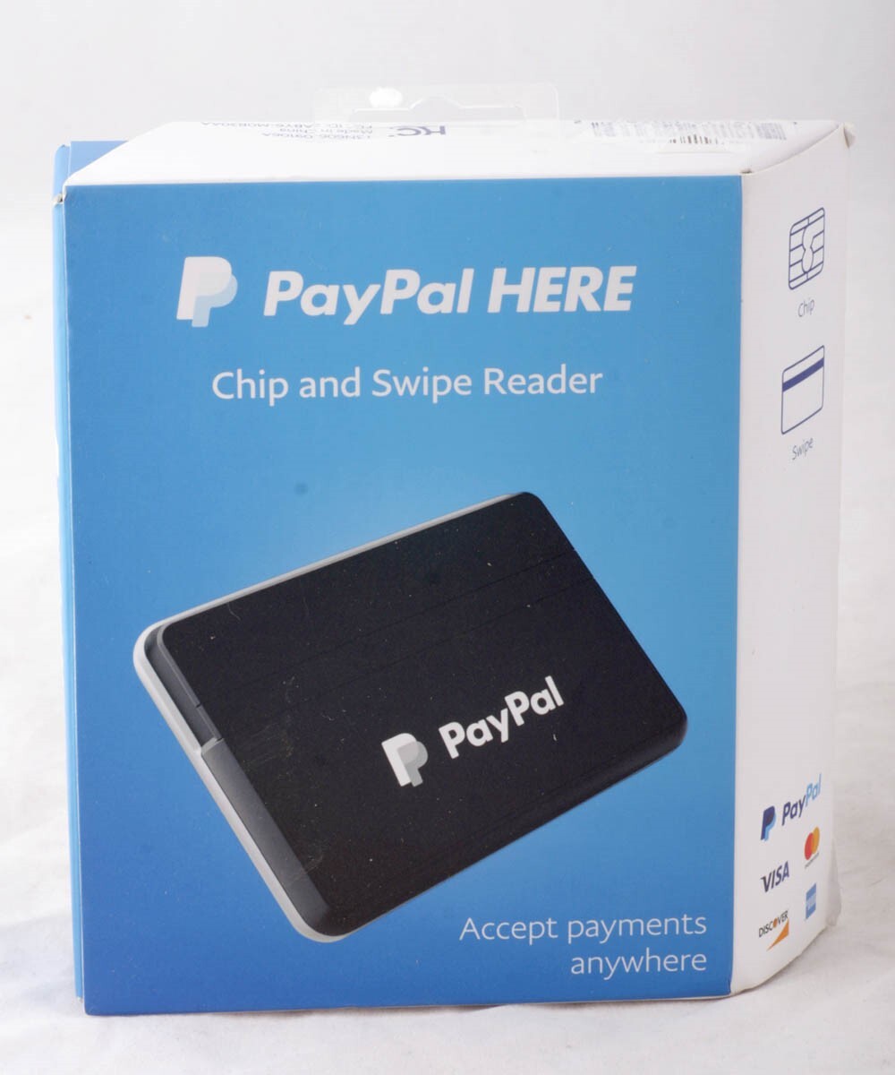 PayPal HERE Chip and Card Swipe Reader Credit & Debit Cards Mobile Reader NEW