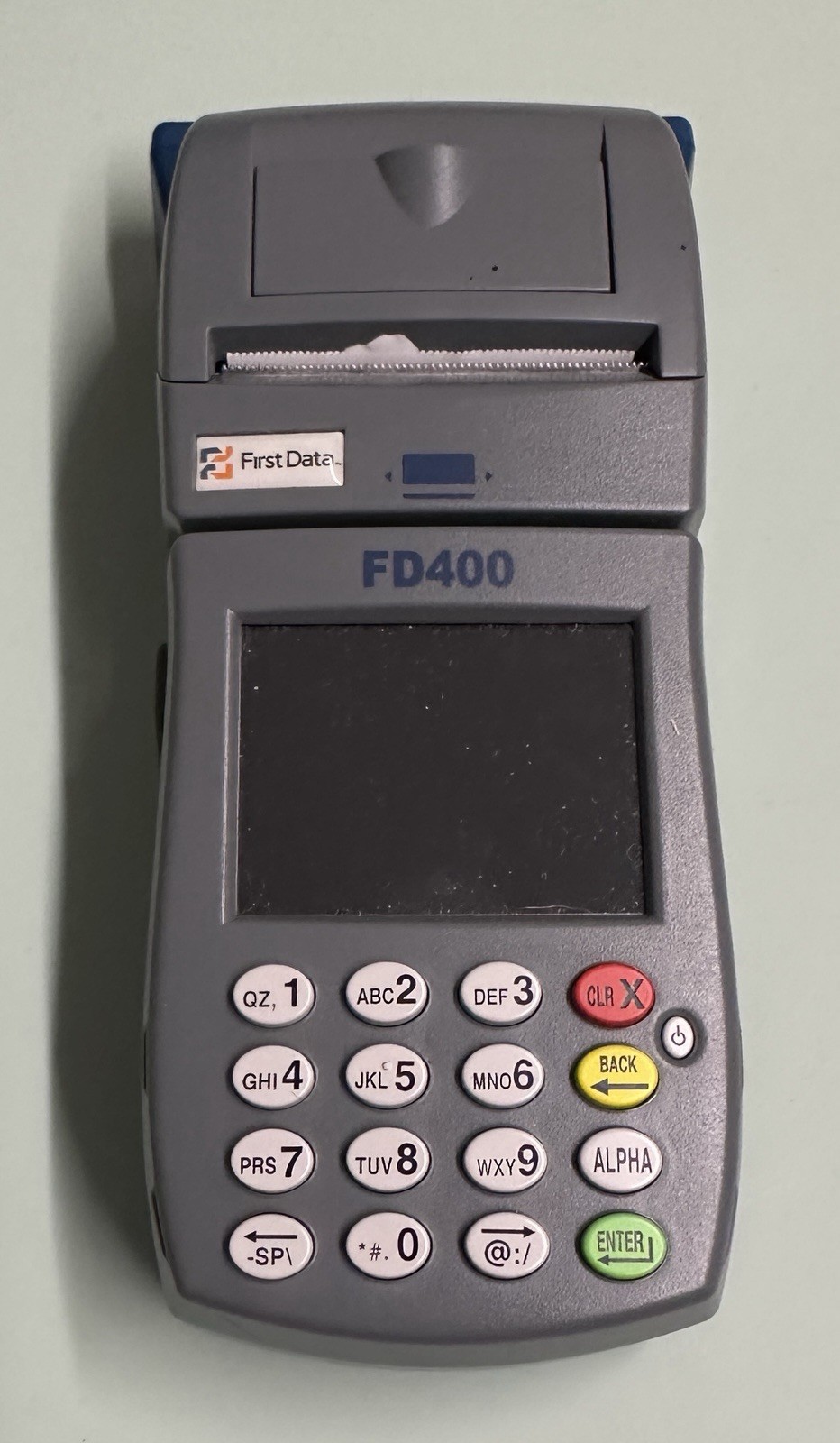 First Data FD400 Ti Credit Card Machine With Touch Screen
