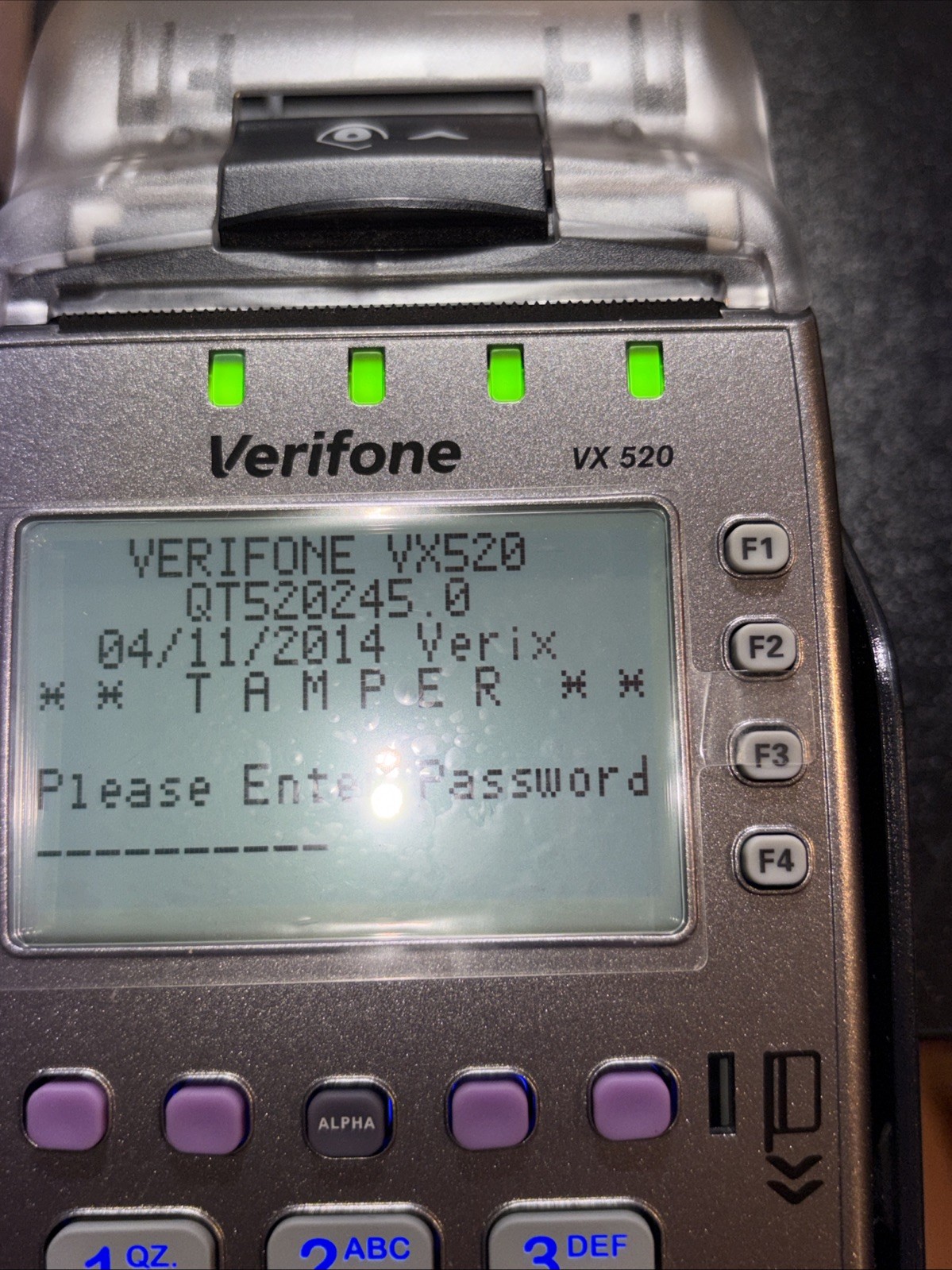 VeriFone VX 520 CTLS M252-653-AD-NAA-3