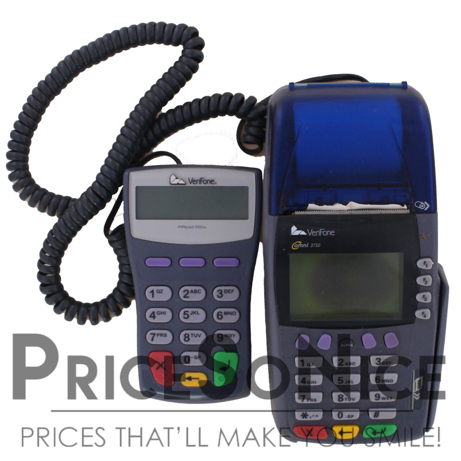 Verifone Omni 3750 Wired Digital POS System & PinPad 1000SE