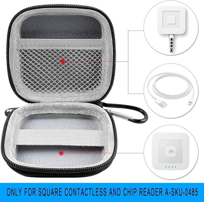 Estuche para lector de tarjetas con chip, chip EMV/Apple Pay/Android Pay/más