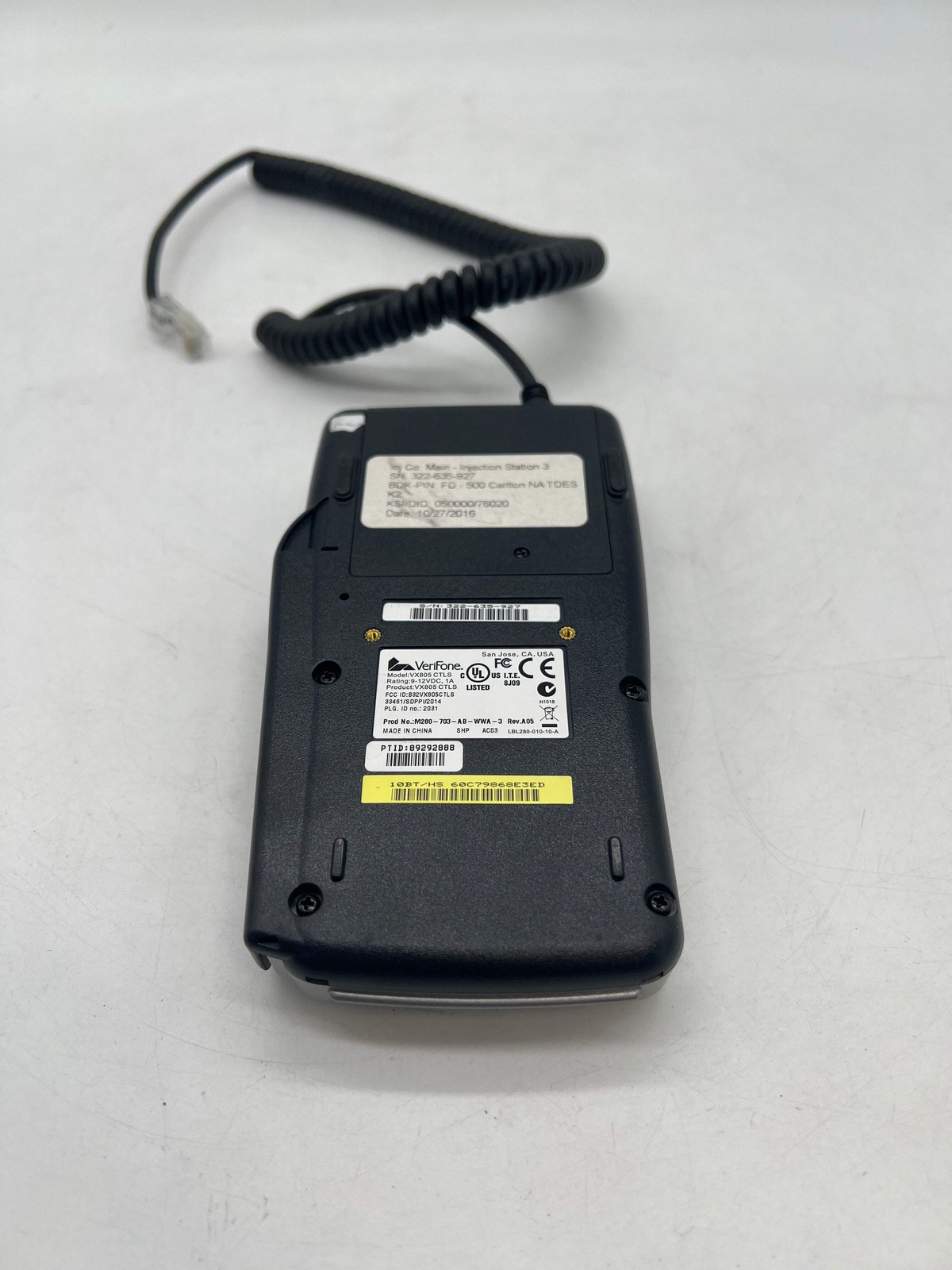 Lot of 5 Verifone VX805 Credit Card Reader Terminals – For Parts