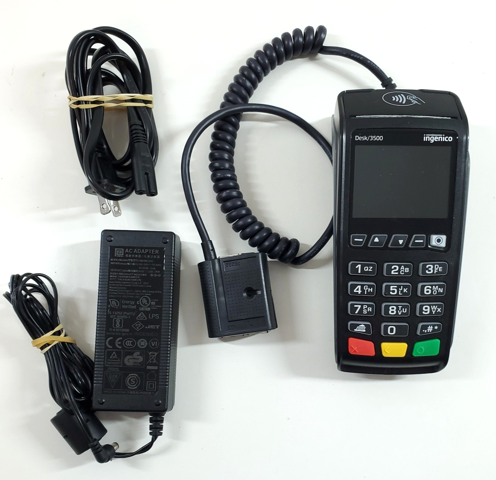 Ingenico Desk 3500 Ethernet Terminal Credit Card Reader