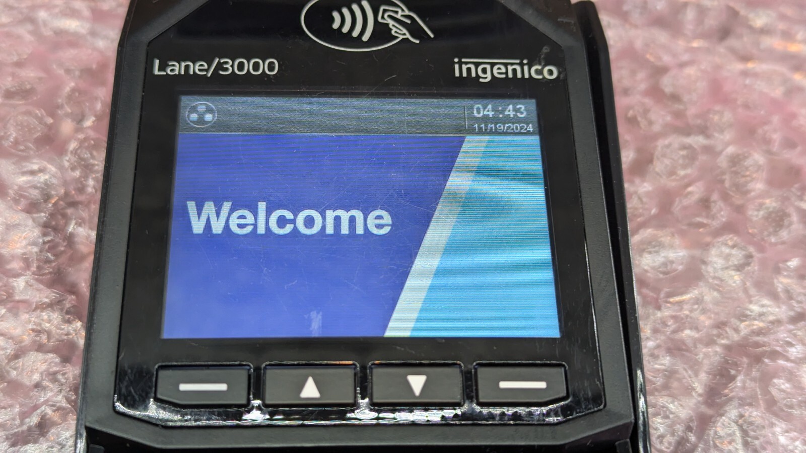 Ingenico Lane 3000 PIN Pad Payment Terminal with USB Cable, Power Supply