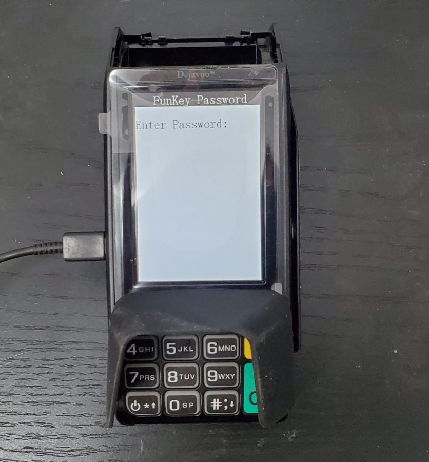 LOT OF 3/ DEJAVOO Z9 VEGA3000 BLACK 3.5″ CREDIT CARD TERMINAL