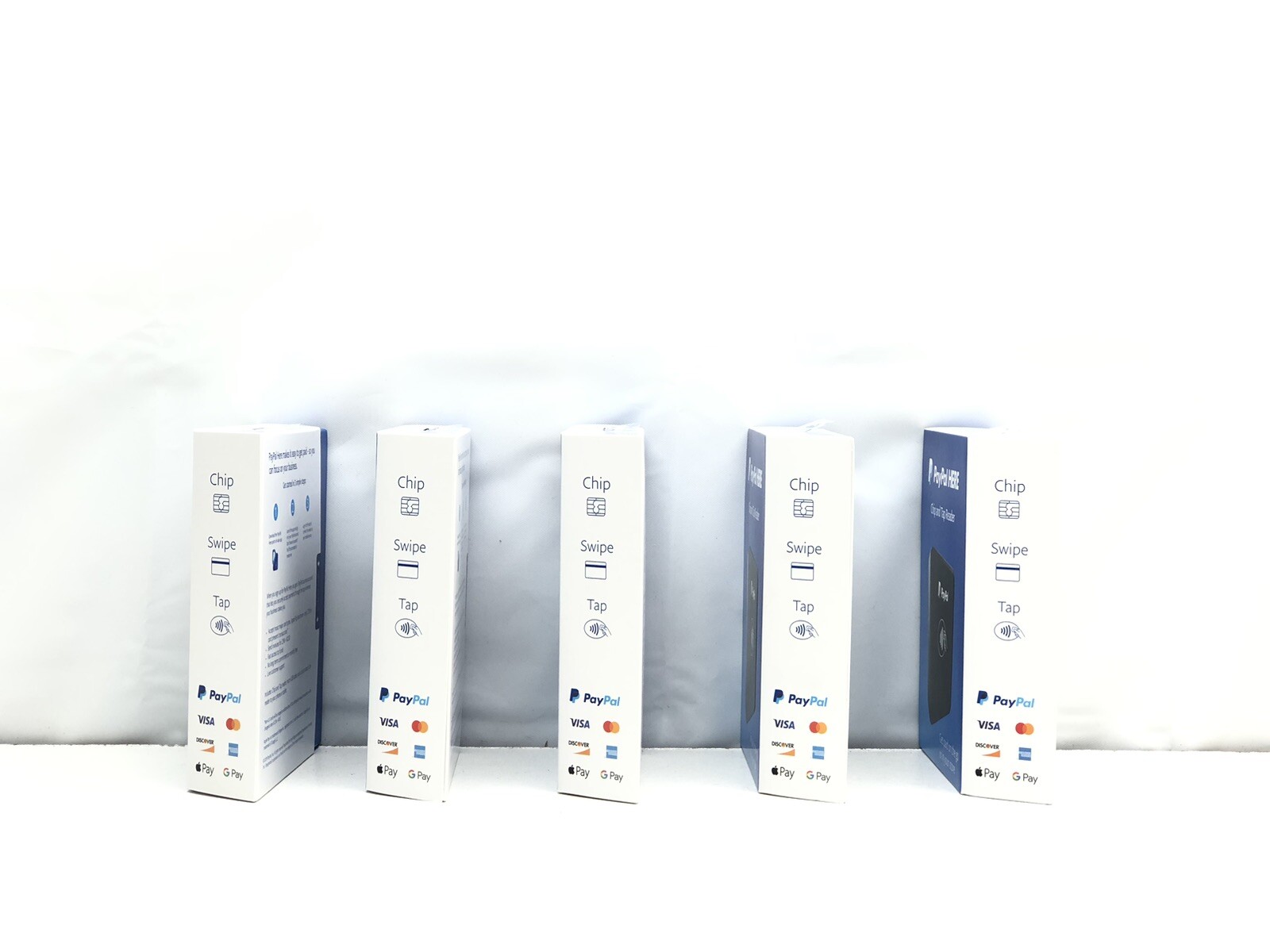 Lot of 5 PayPal Chip and Tap Credit Card Reader