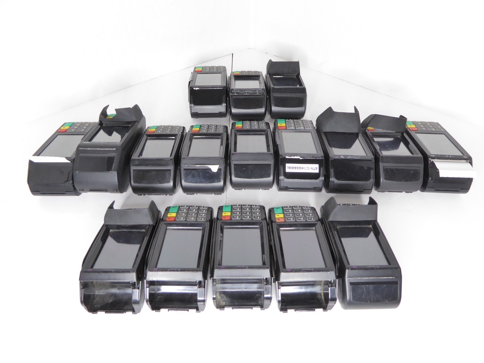 ~Lot of 17- Dejavoo Credit Card Terminal VEGA3000 (FOR PARTS)~