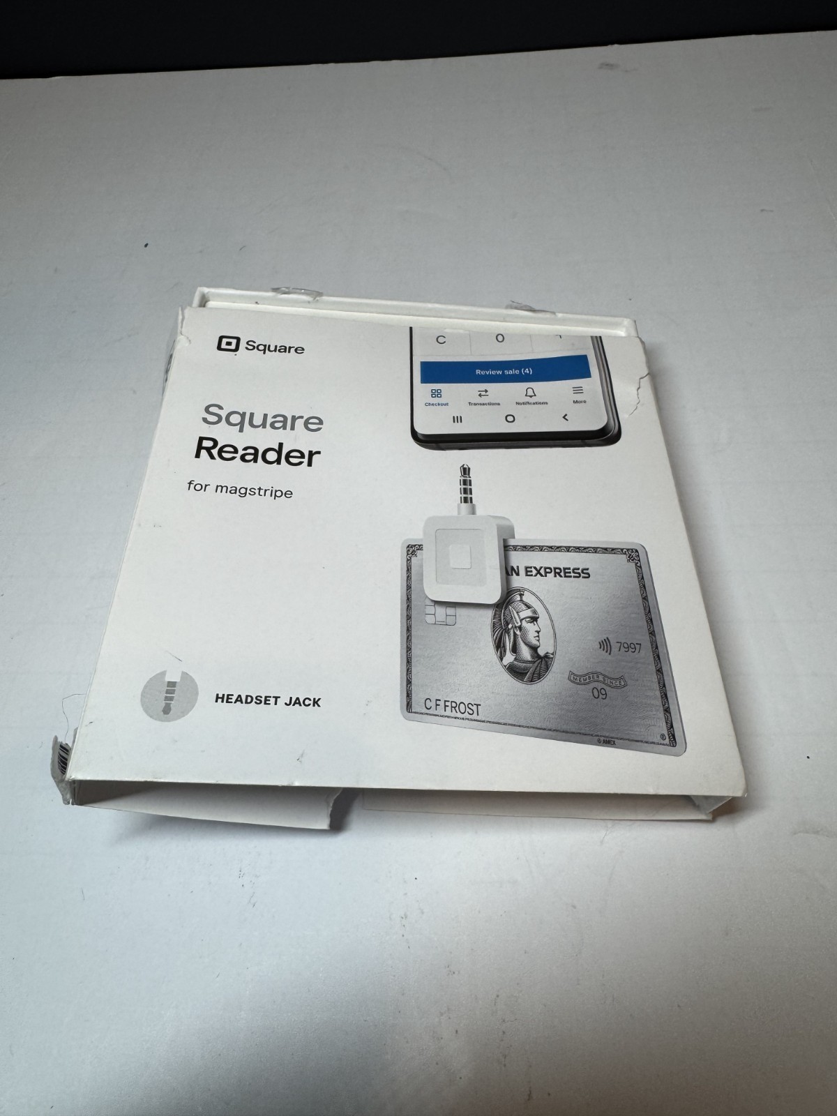 2 Square Reader for Contactless and Chip and Magstrip, Untested