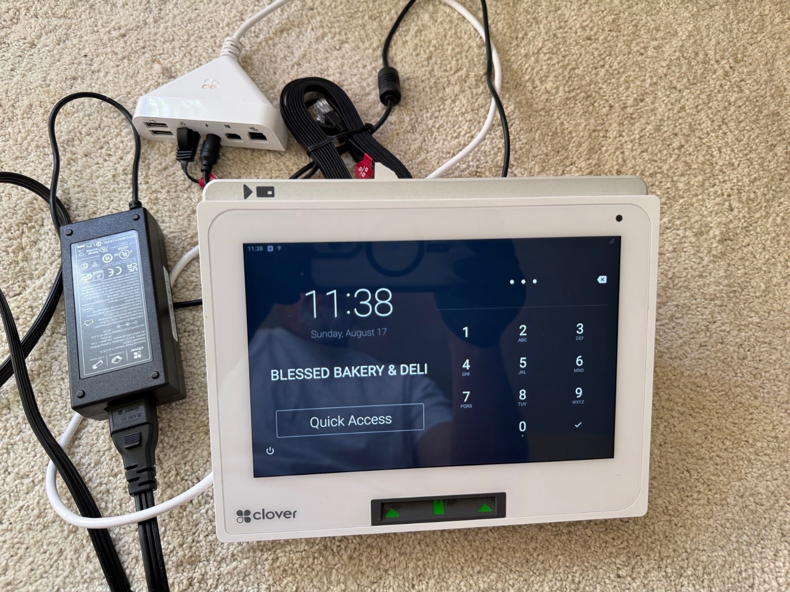 Clover C305 POS System/Credit Card Terminal “Read Description”