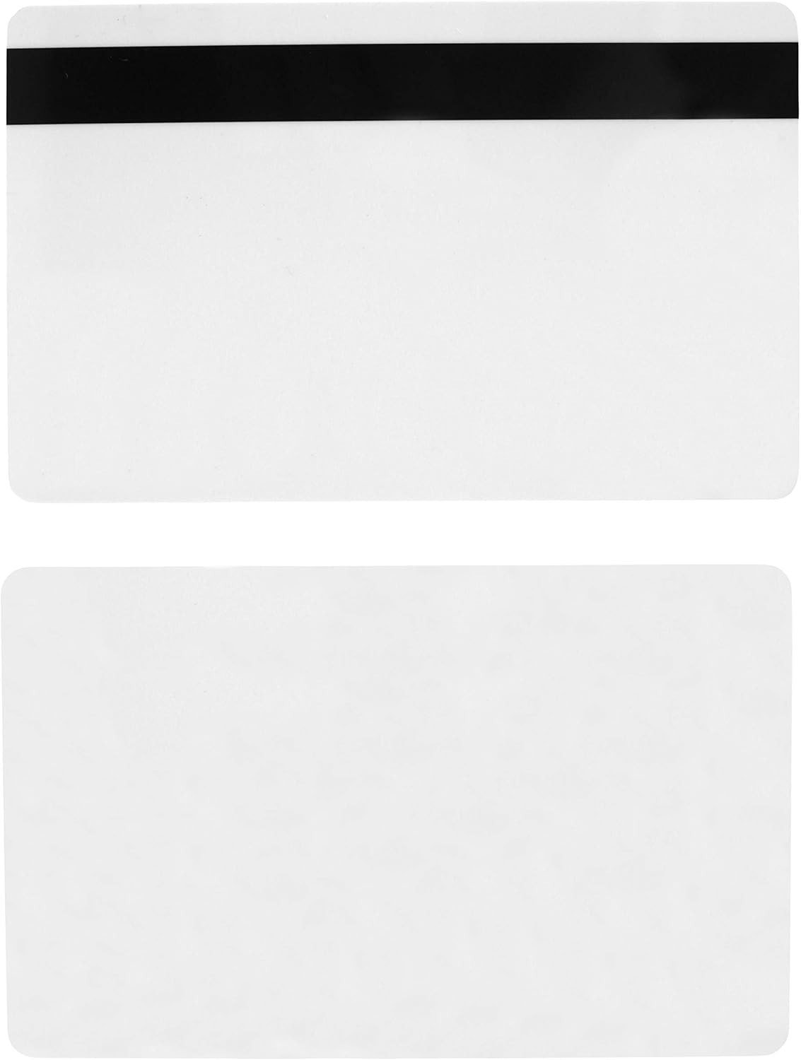 100 White PVC Magnetic Cards with HiCo Stripe – Perfect for Photo ID & Payments