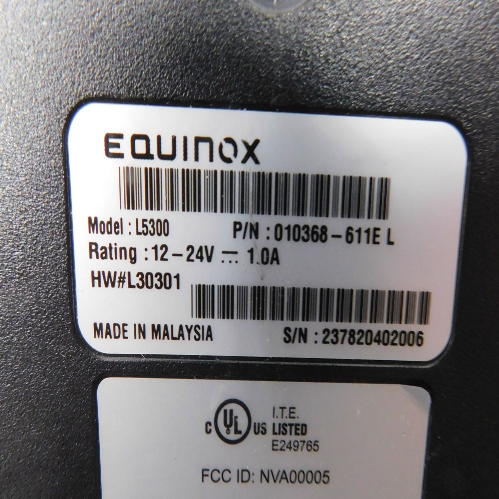 (Lot of 2) Equinox L5300 Credit Card Payment Terminals w/Pen & Card Reader AS/IS