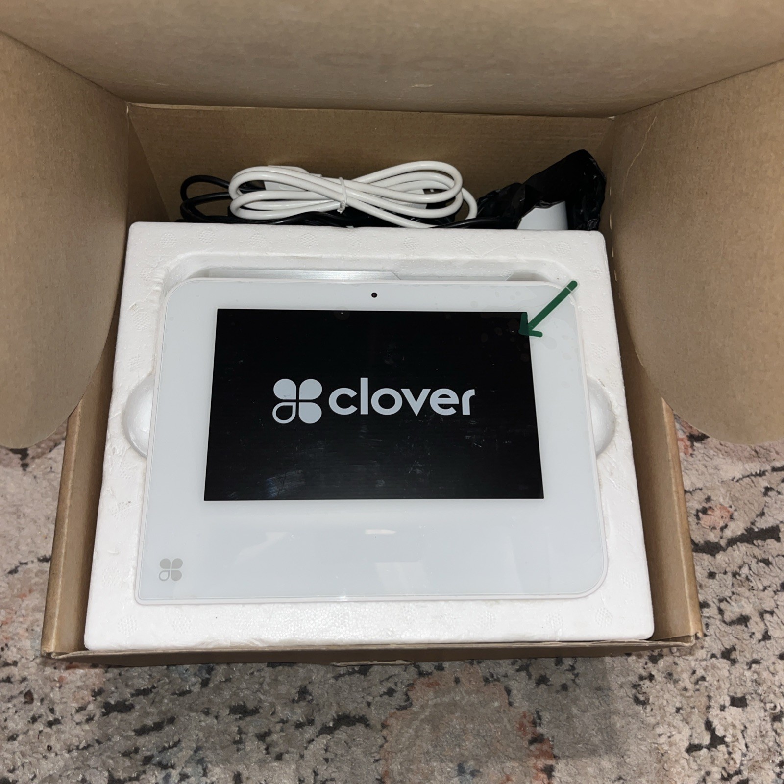 Clover Mini Wifi C300 – Card Reader / POS Point of Sale System w/ Power Supply