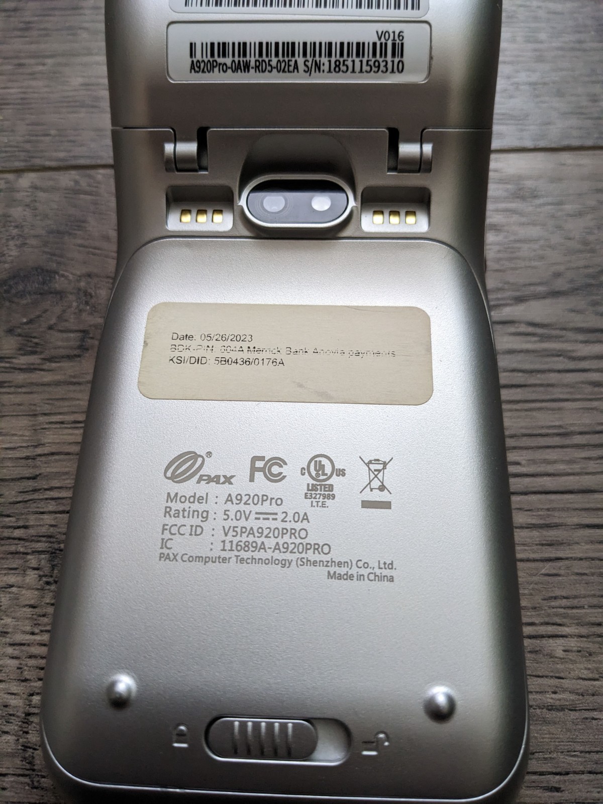 PAX A920 PRO Mobile Credit Card Reader Terminal – Locked