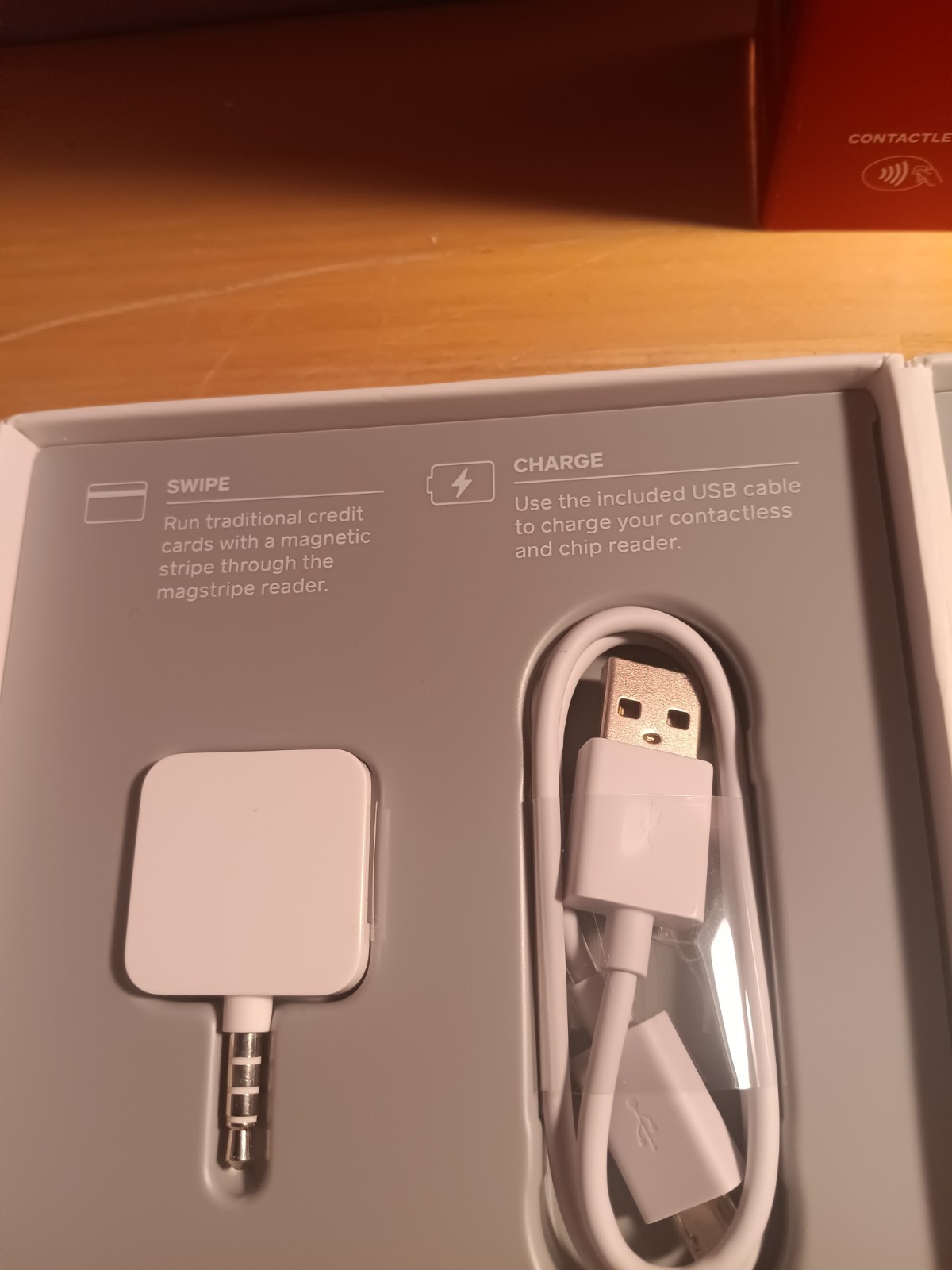 Square A-SKU-0113-04 Contactless Credit Card and Chip Reader Model S8