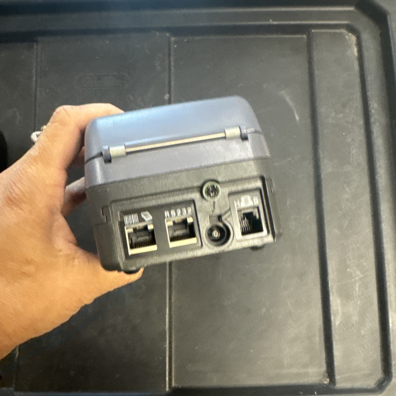 Verifone OMNI 3750 credit card processing terminal w FD-10 KEY PAD