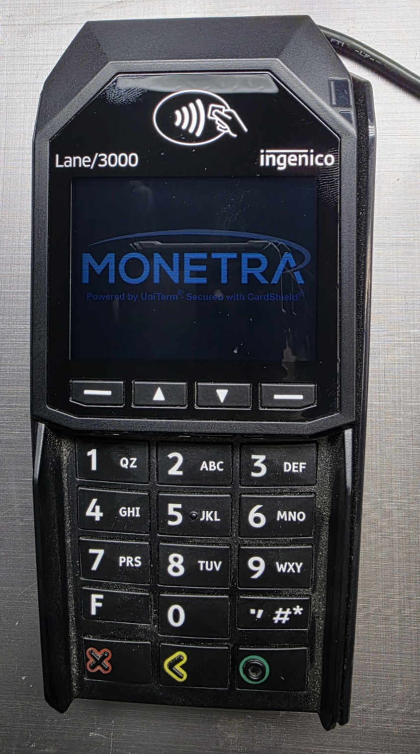 Ingenico LANE 3000 Credit Card Terminal Reader TRD30110877B LAN300-USLLT03A