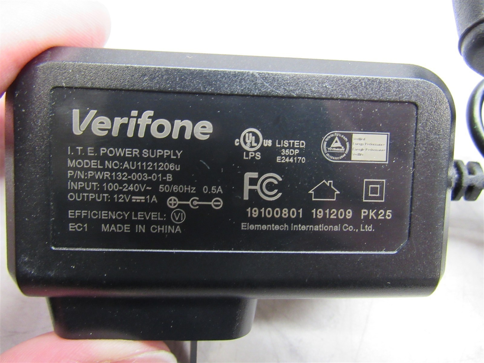5 LOT Verifone 24173-02-R 2M Cable Purple Multiport Cable Ethernet Switch /w AC