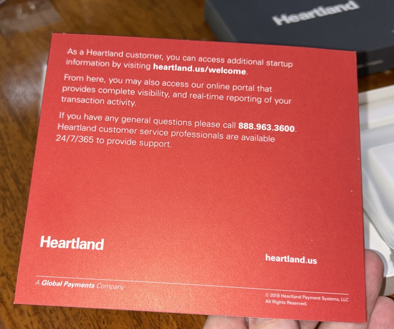 Heartland Payment Processor Unused Open Box Credit Card Reader Just As Seen