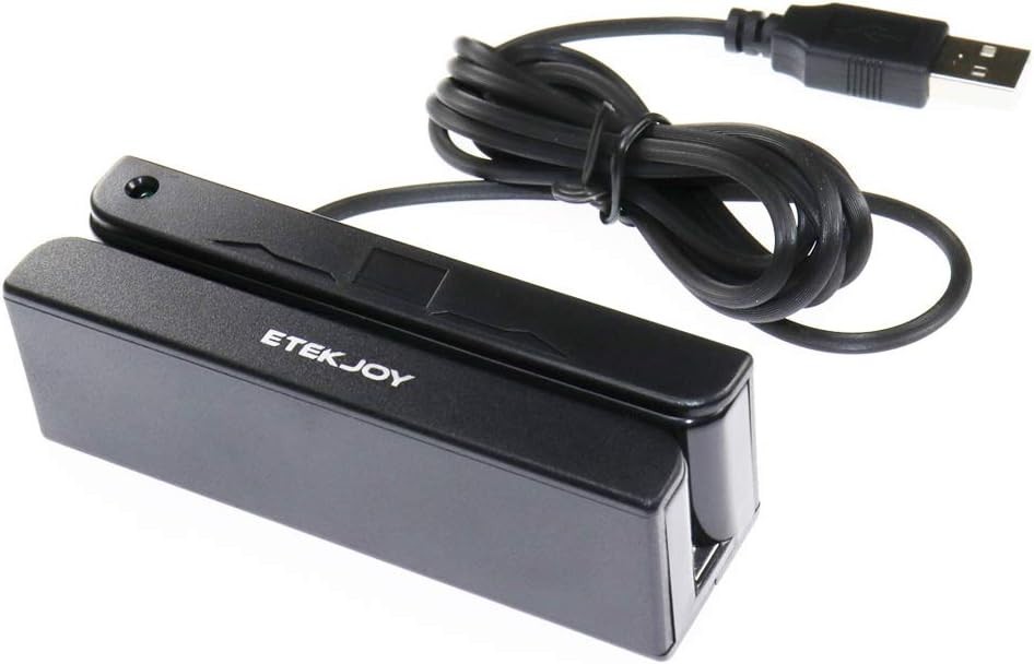 USB 3-Track Magnetic Stripe Card Reader POS Credit Card Reader Swiper Magstripe