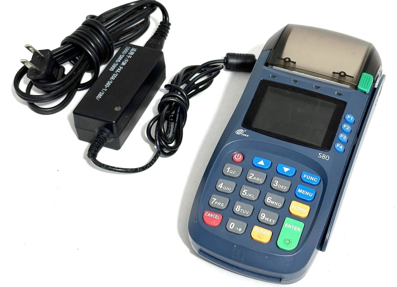 PAX S80 EMV NFC Credit Card Machine Terminal POS Processor Blue