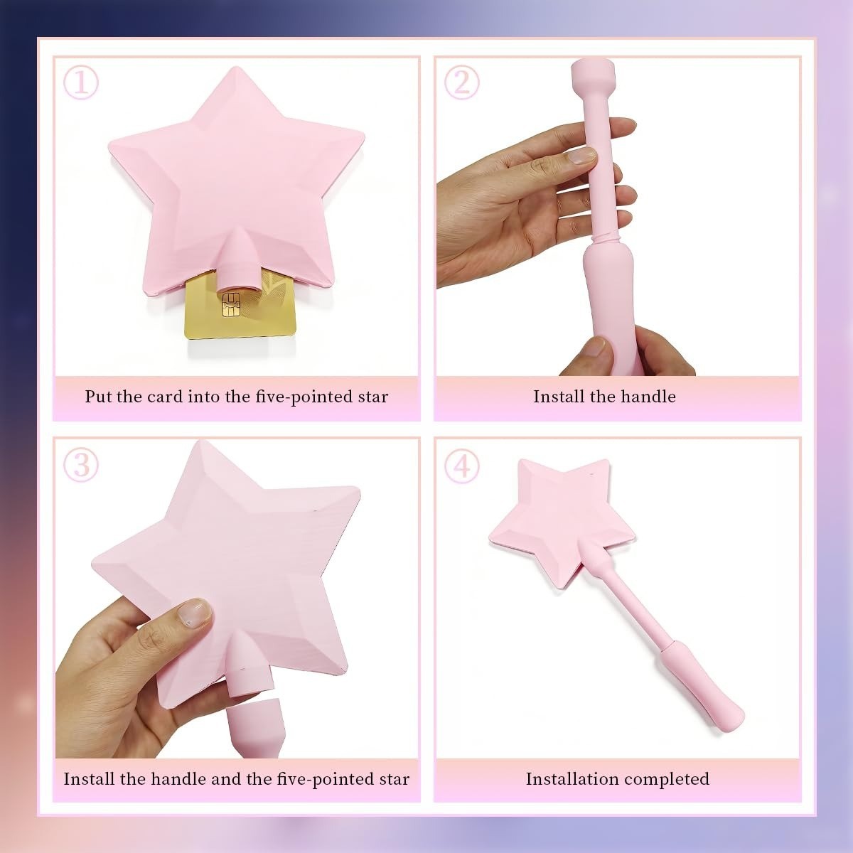 3D Printed Tap to Pay Holder for Contactless NFC Payments – Pink