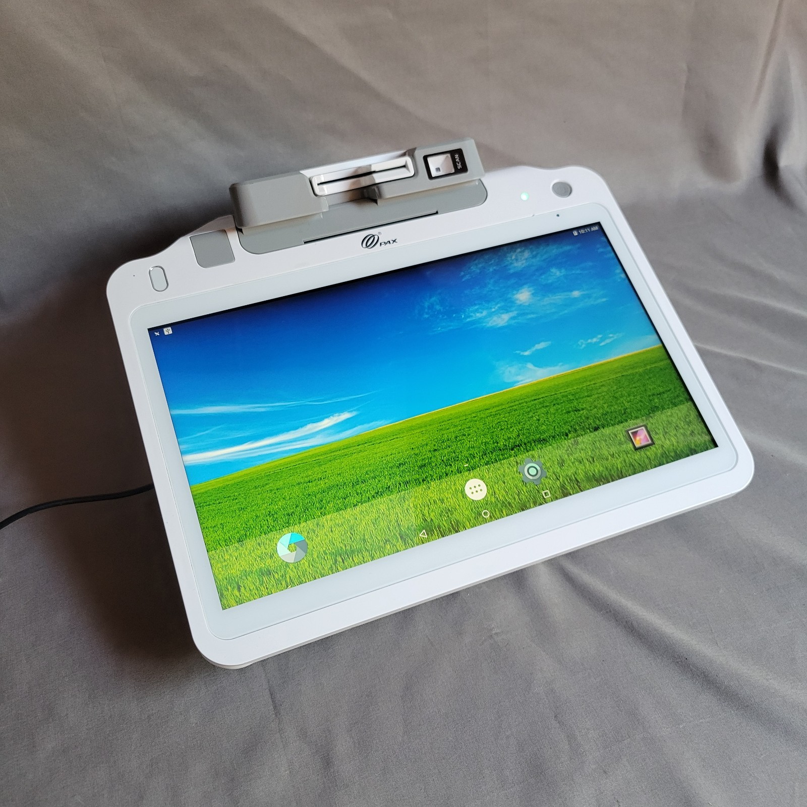 PAX E700 Android All in One 12.5″ POS Payment Terminal Sold As Is No Power Cable