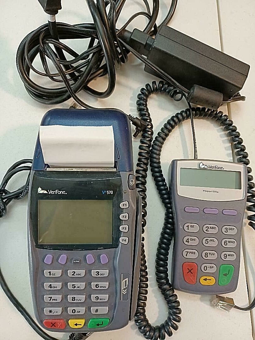 Verifone Vx570 credit card terminal w/pinpad