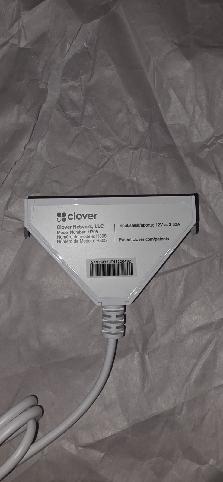 Clover Mini 3 Triangle Hub Model Number: H305 for Clover Mini 3
