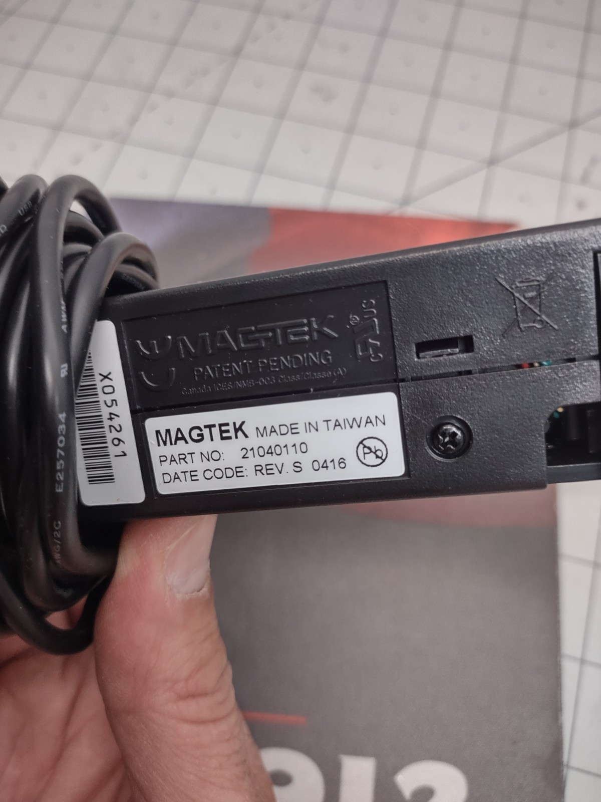 Magtek 21040110 USB Magnetic Credit Card Swipe Reader