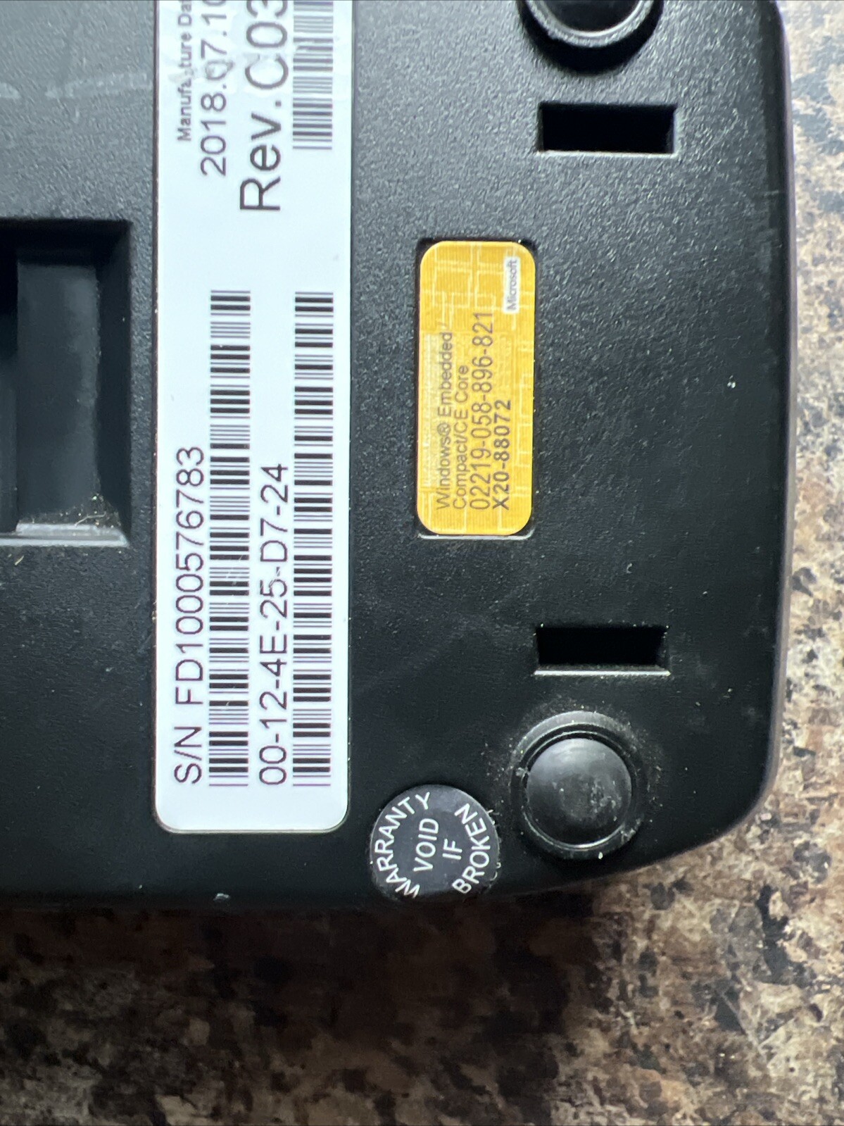 FIRST DATA FD130 CREDIT CARD TERMINAL AND RECEIPT PRINTER
