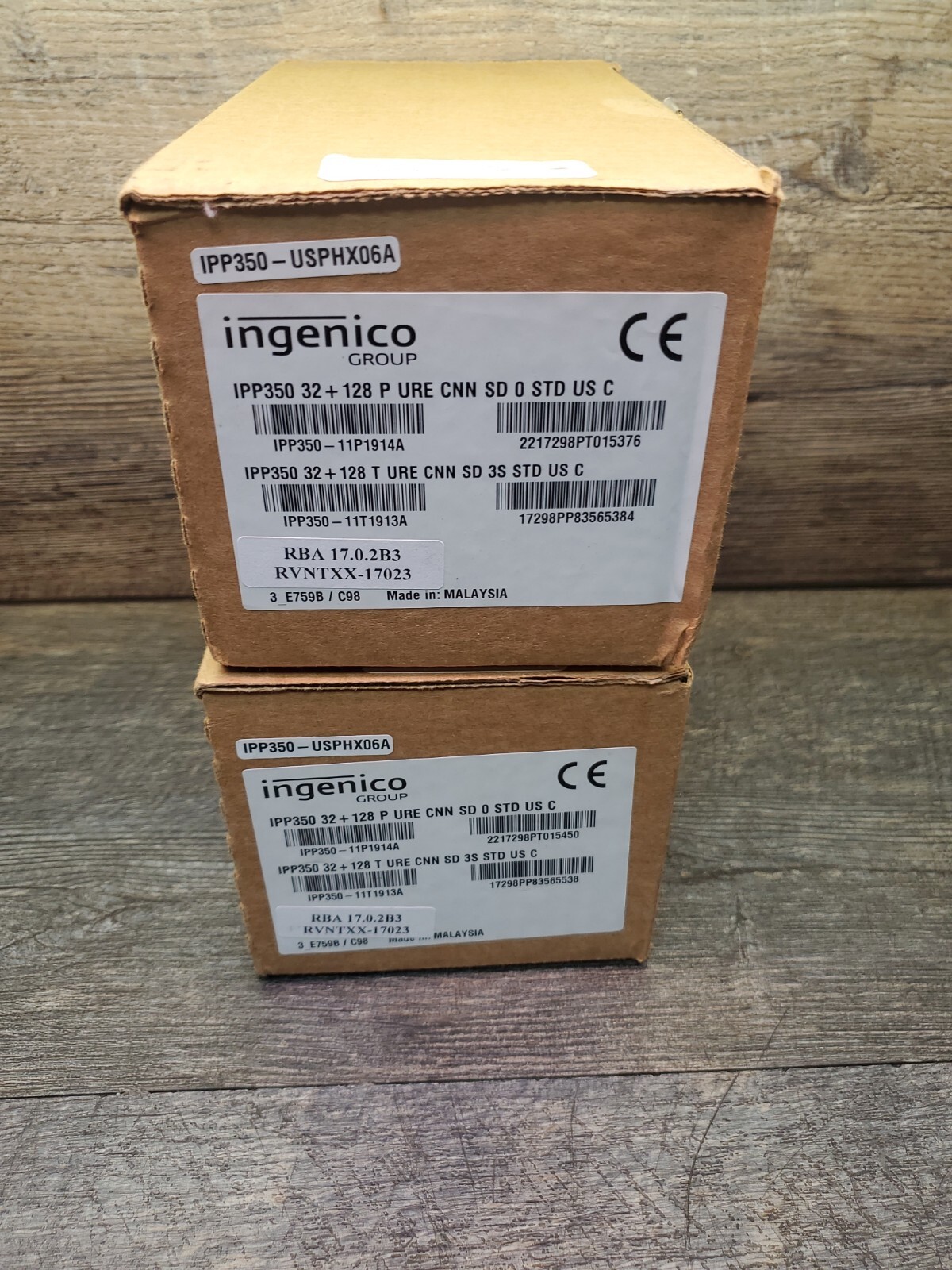 Ingenico IPP350 Credit Card Terminal Brand New Lot Of (2)