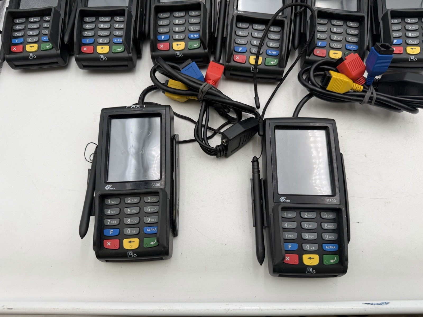 Lot Of 18 PAX S300 Credit Card Terminals Untested Parts Only