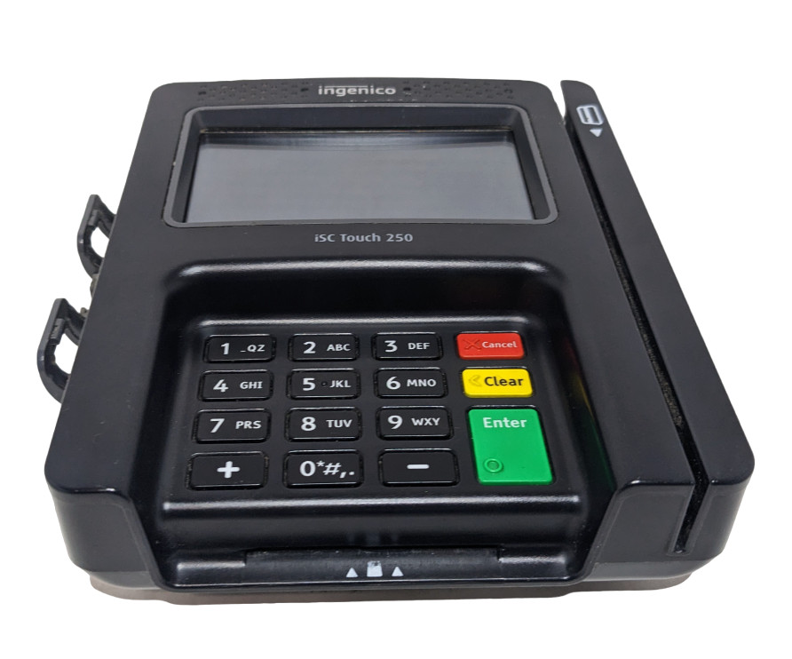 Ingenico ISC Touch 250 Payment Terminal (ISC250) – Black- Untested- Good Cond
