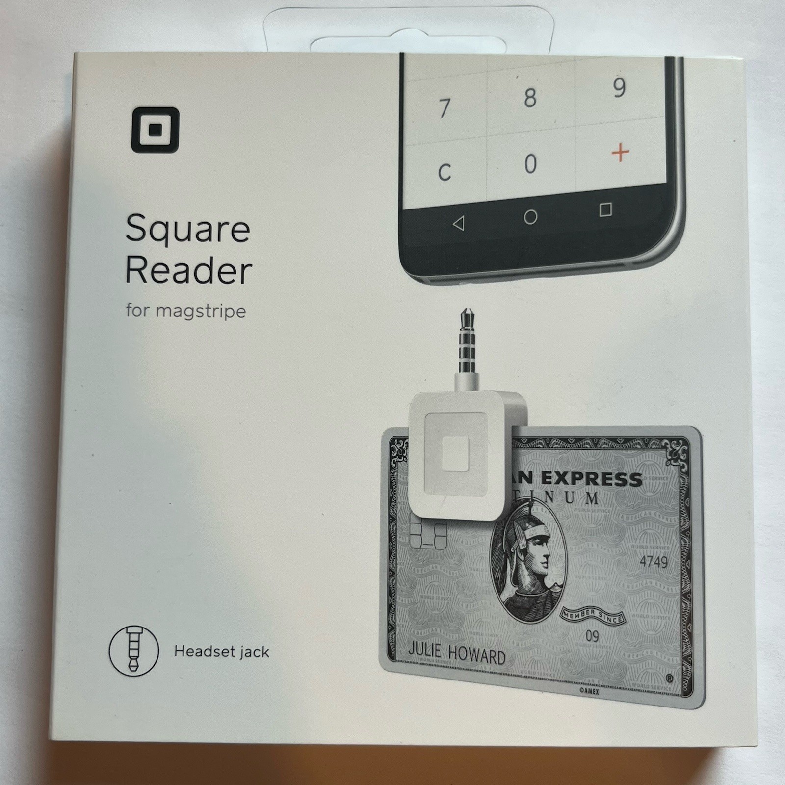 Square Reader for Magstripe Headset Jack CC Reader